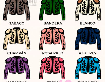 Los colores del traje de luces - colores taurinos - chaquetilla de torero