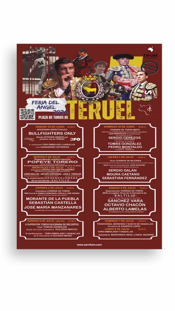 Cartel toros Teruel