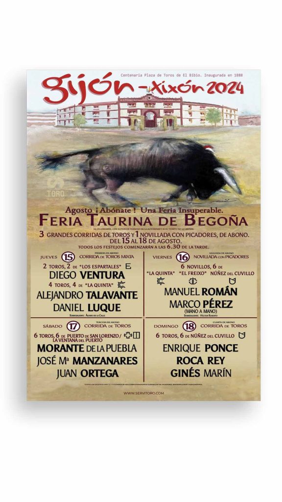 Plaza de toros de Gijón, Feria taurina 2024