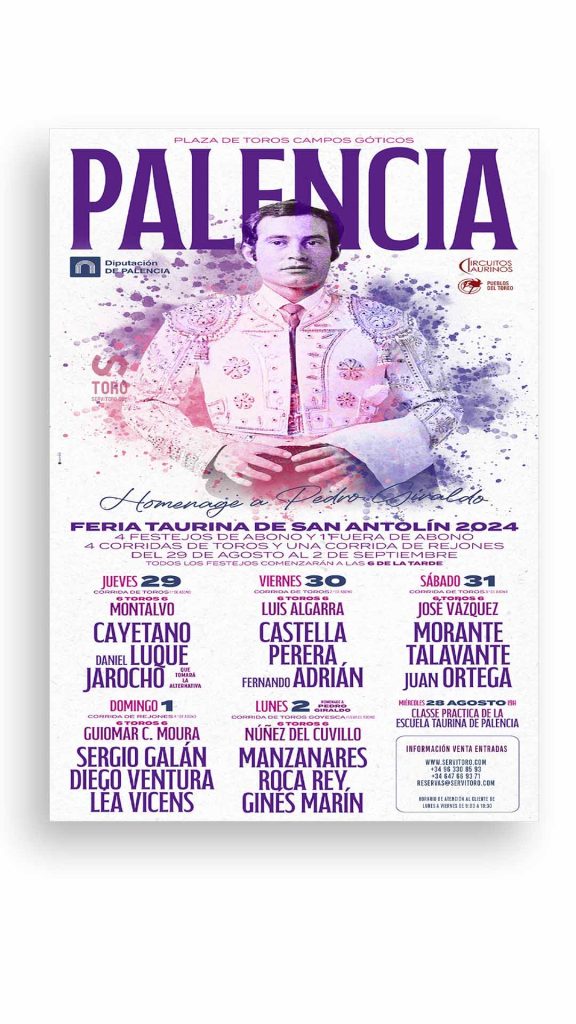 Carteles taurinos Palencia 2024