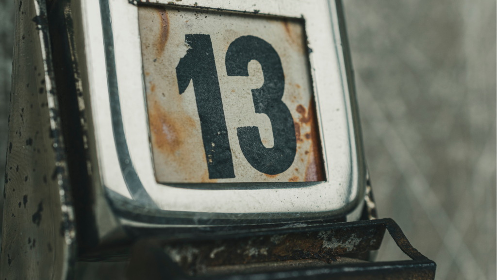 13 superstición