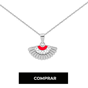 Joyas taurinas mujer - abanico plata
