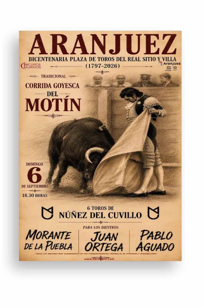 Corrida del Motín 2026 en Aranjuez